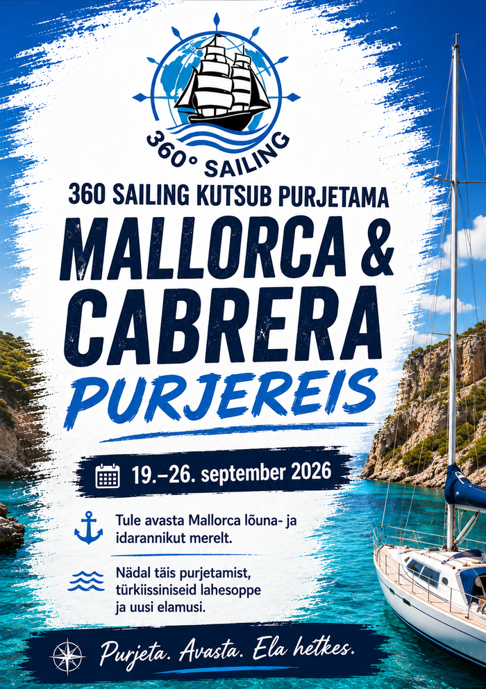 MALLORCA &  CABRERA PURJEREIS – 7 PÄEVA. 29-26.07.2026