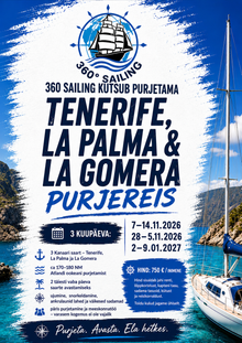TENERIFE, LA PALMA & LA GOMERA PURJEREIS – 7 PÄEVA  2026 TALV