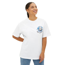 Sailing Crew Oversized Tee — Nautical Sailboat Chest Logo