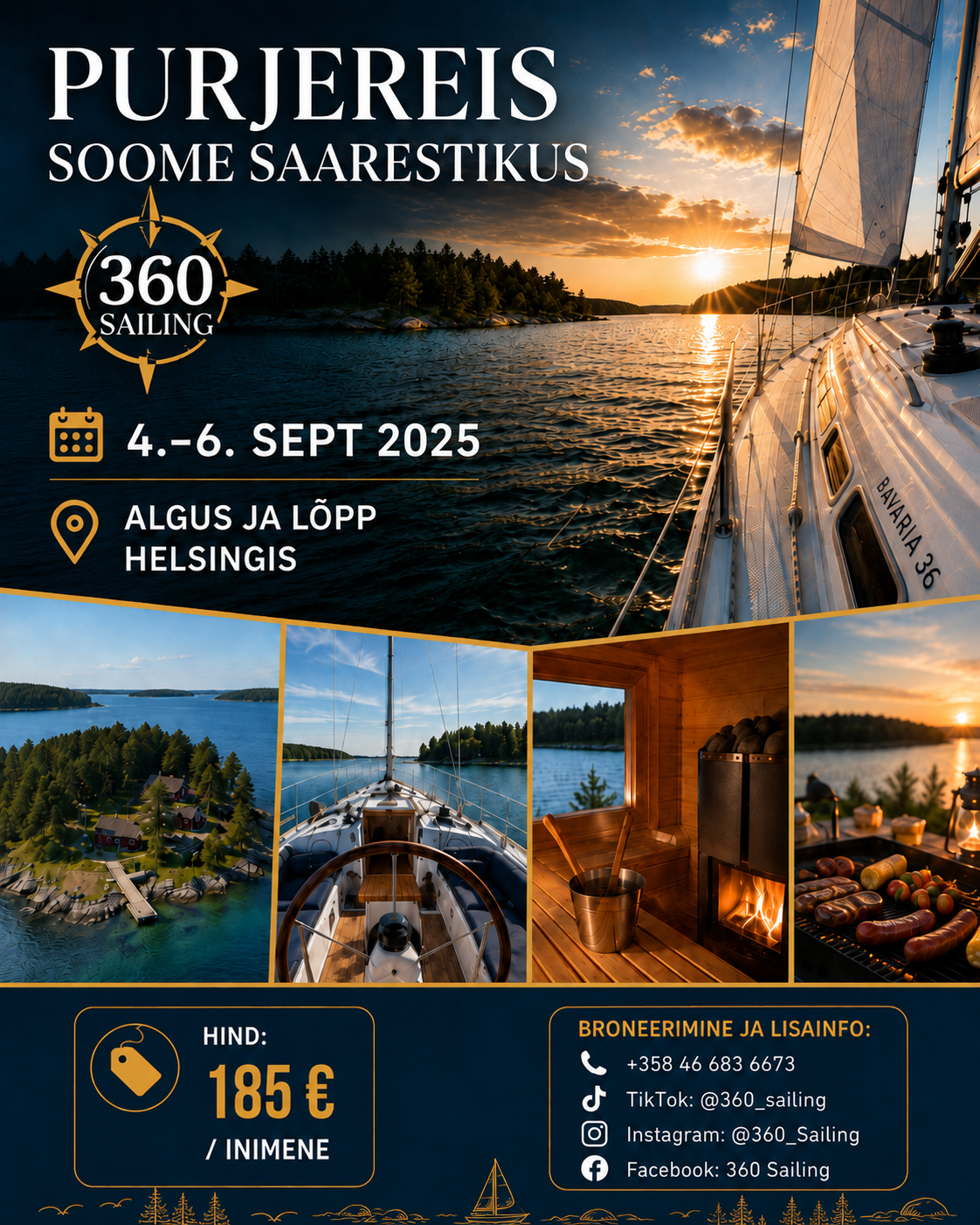 PURJEREIS SOOME SAARESTIKUS 4-6 September