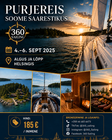 PURJEREIS SOOME SAARESTIKUS 4-6 September